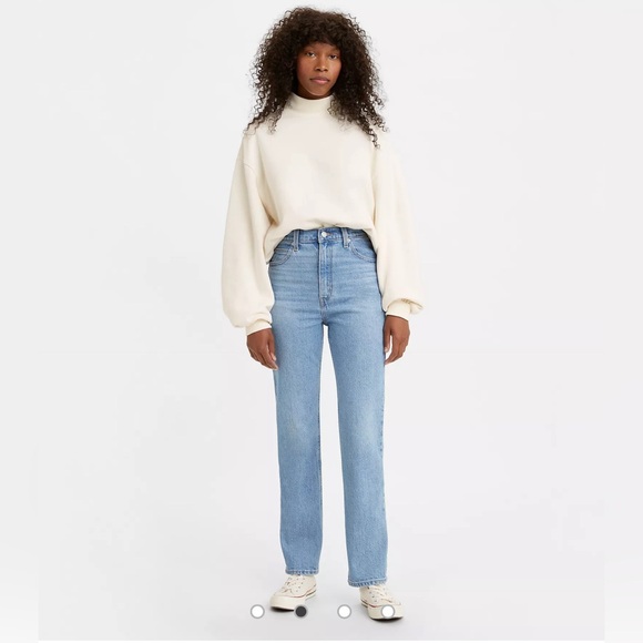 Levi's Denim - EUC 70’s High Slim Straight Levi’s jeans in a light blue wash.